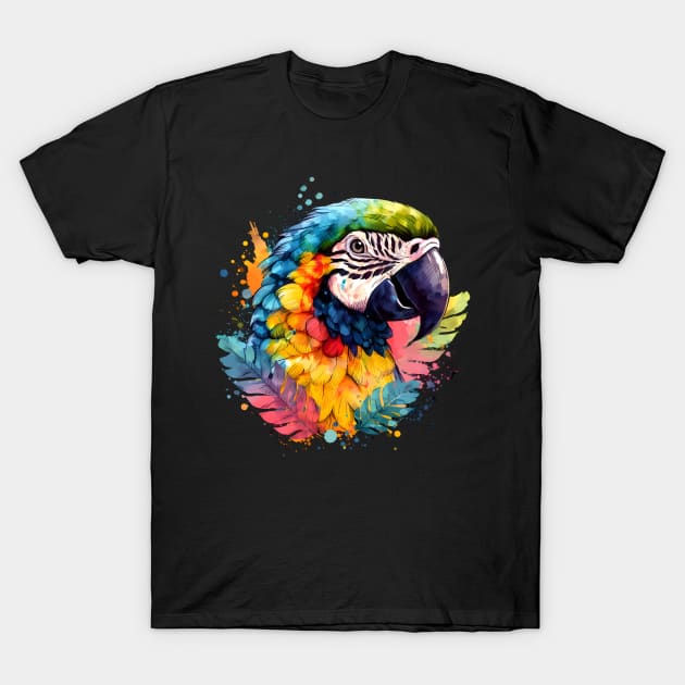 parrot lover - watercolor parrot lover T-Shirt by vaporgraphic